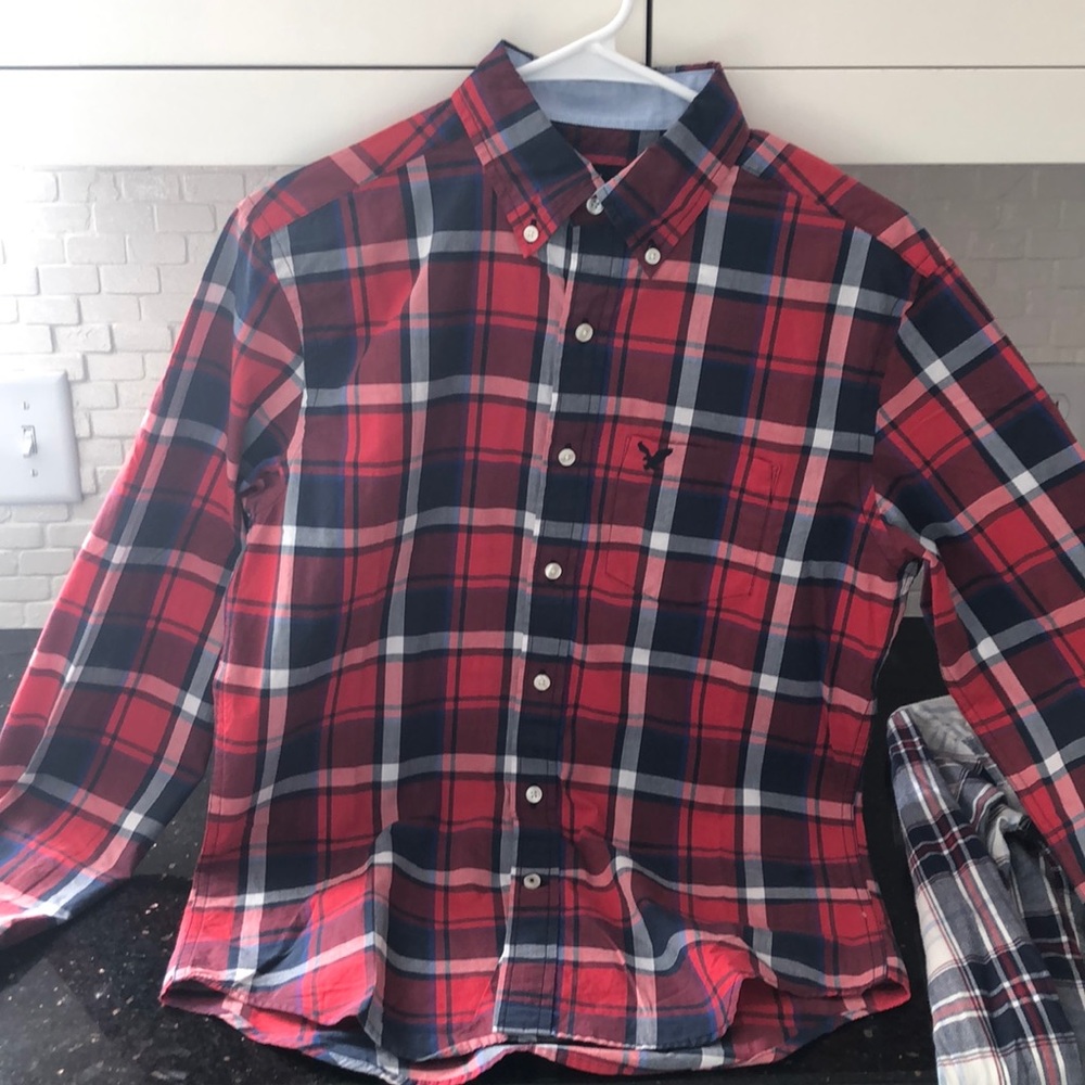 Xsmall American Eagle button up